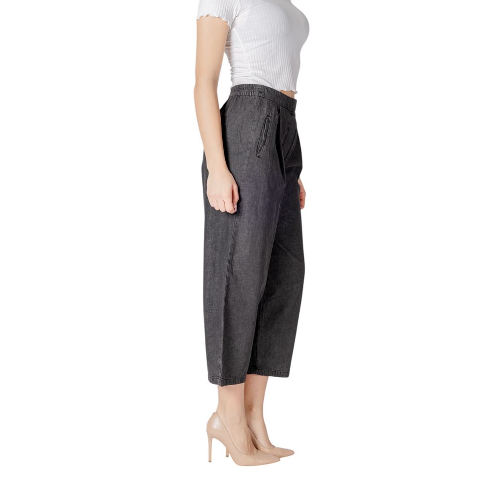 Black Cotton Jeans Denim