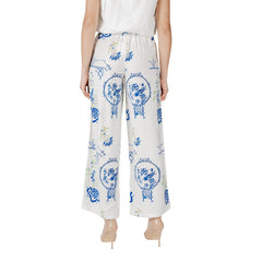 White Viscose Pant