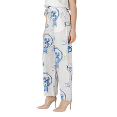 White Viscose Pant