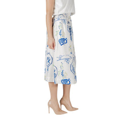White Viscose Skirt