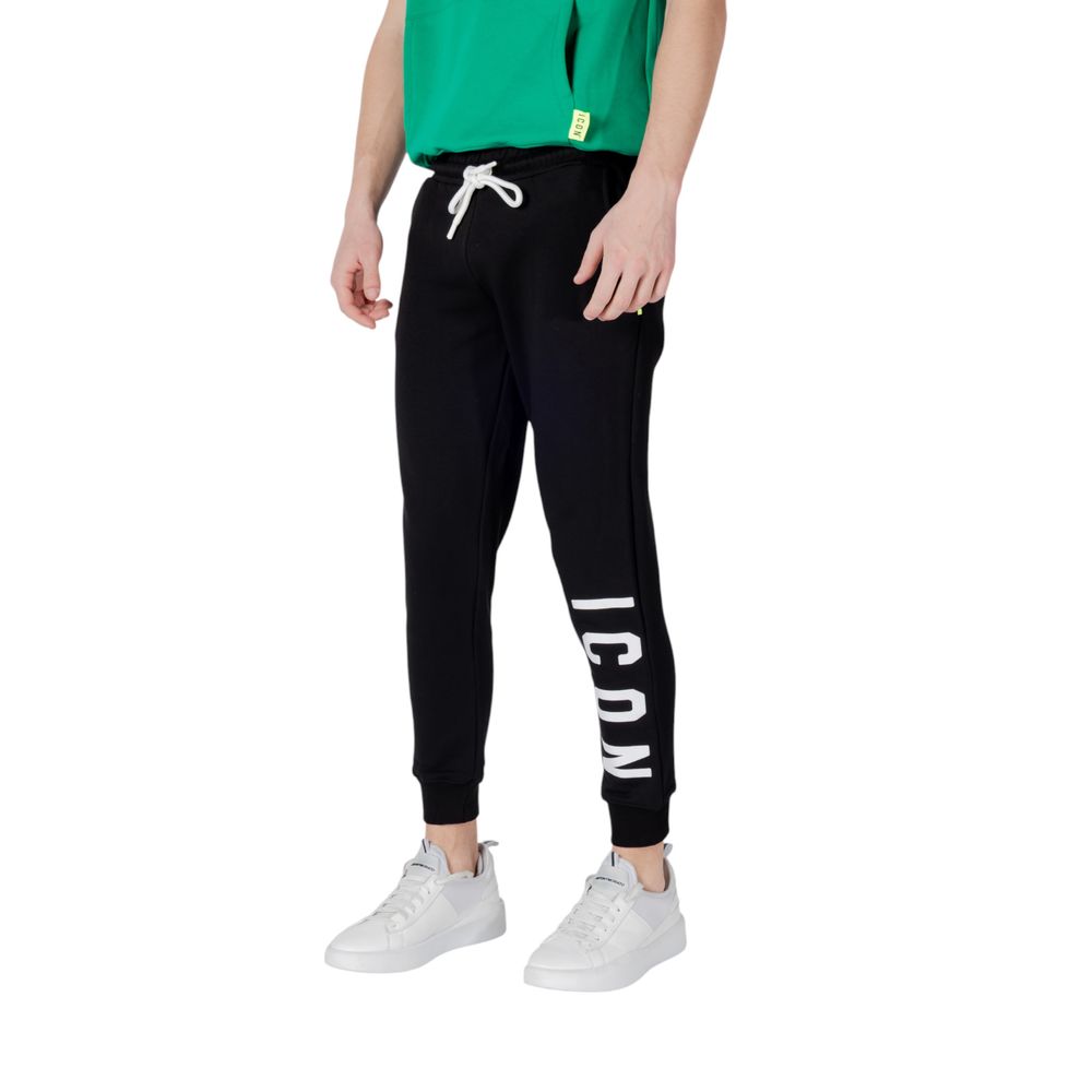 Black Cotton Joggers Workout Pant