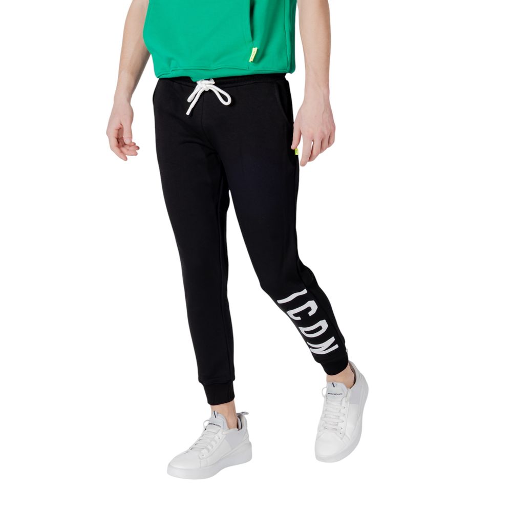 Black Cotton Joggers Workout Pant