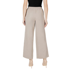 Beige Viscose Pant