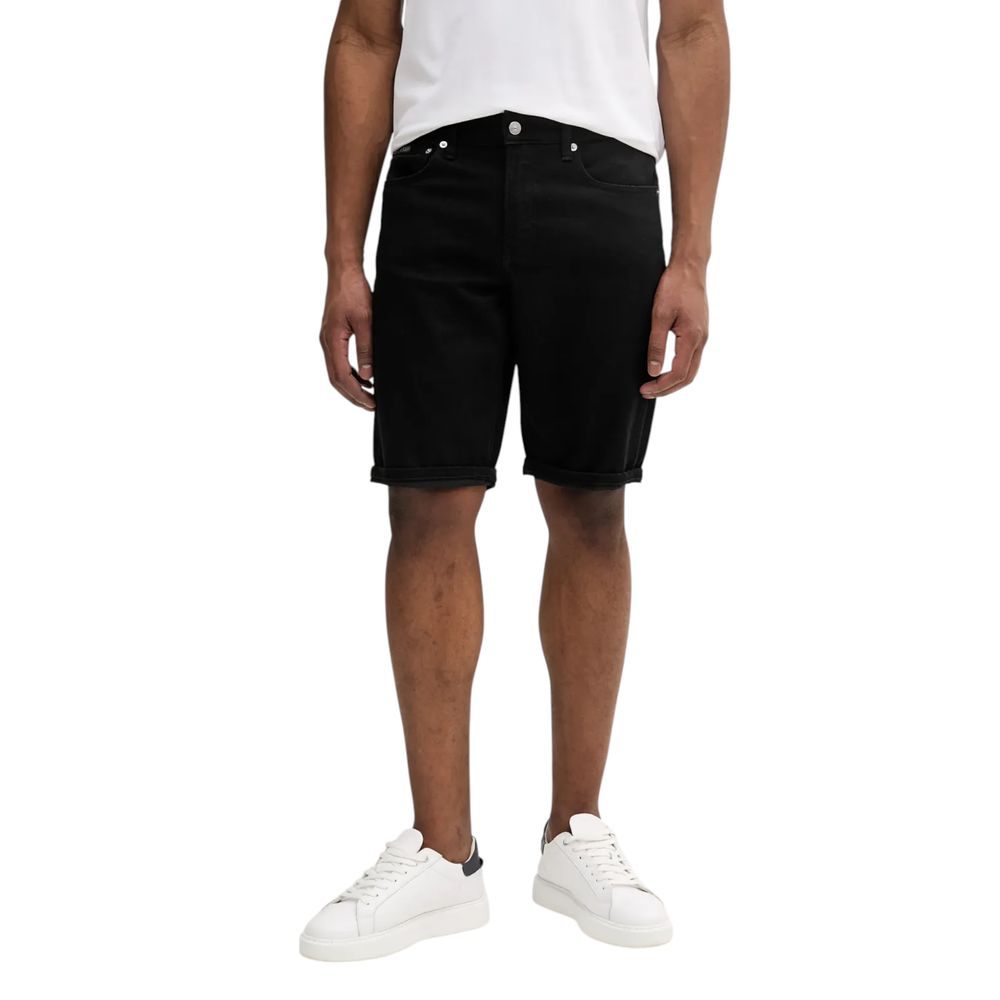 Black Cotton Bermuda