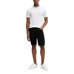 Black Cotton Bermuda