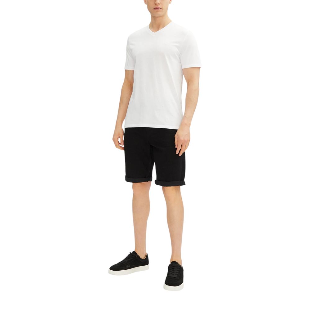 Black Cotton Bermuda