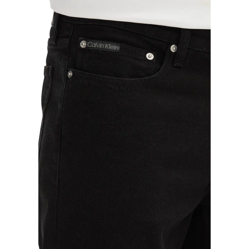 Black Cotton Bermuda