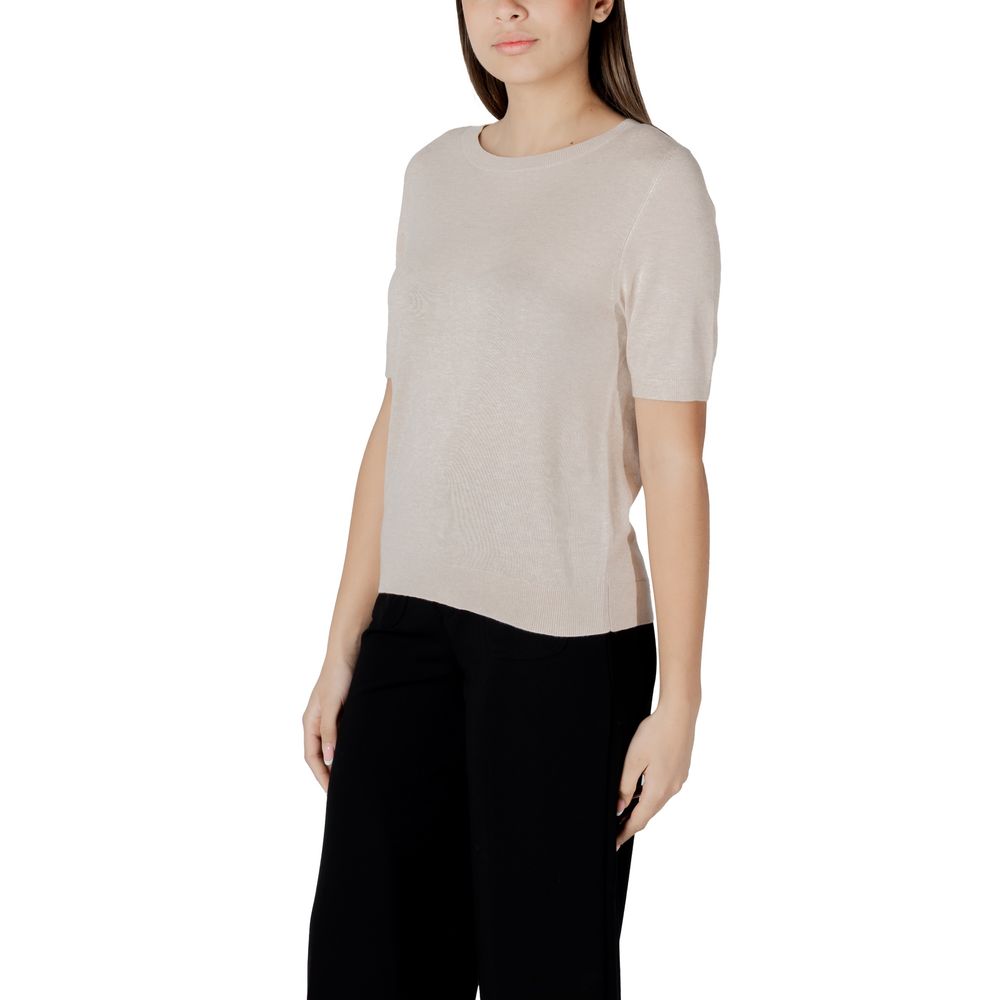 Beige Viscose Sportswear