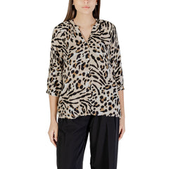 Beige Viscose Shirt