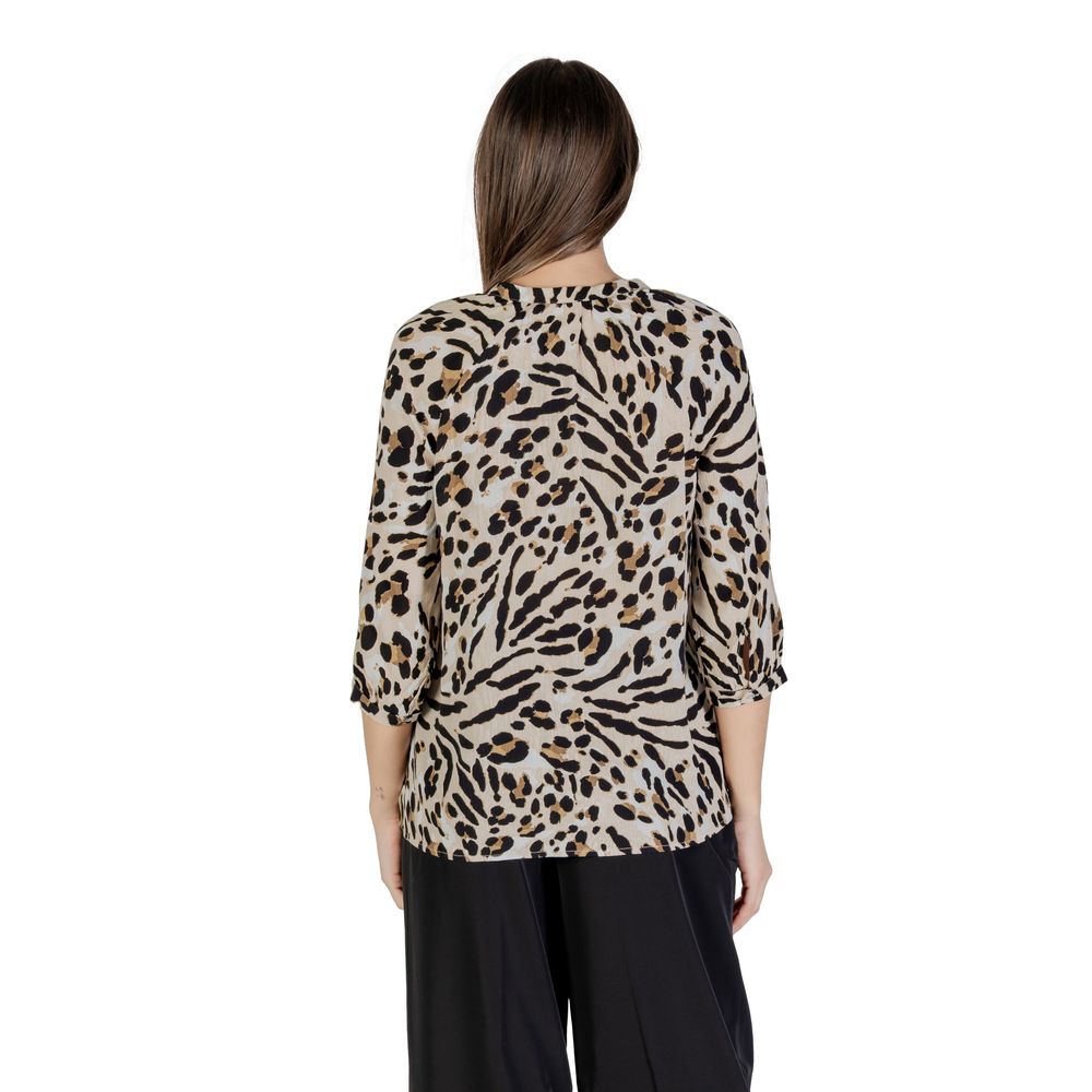 Beige Viscose Shirt
