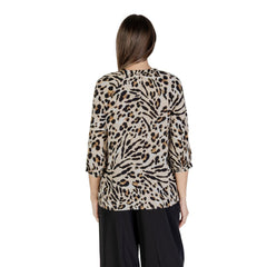 Beige Viscose Shirt
