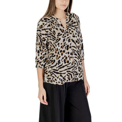 Beige Viscose Shirt