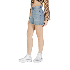 Light Blue Cotton Short