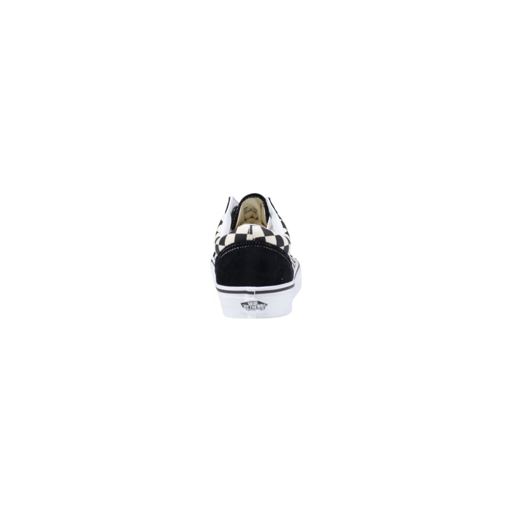 Black And White Fabric Sneaker