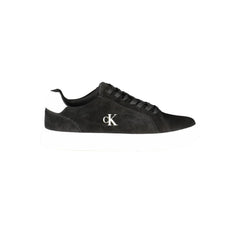 Black Leather Men's Sneaker