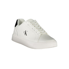 Bianco Polyurethane Men Sneaker