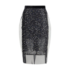 Sequin Embroidery Skirt
