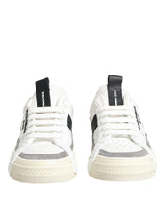 White Leather Custom 2.Zero Sneakers Shoes