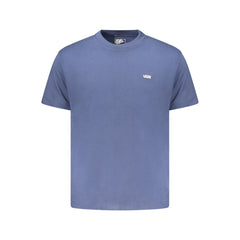 Blue Cotton Men T-Shirt