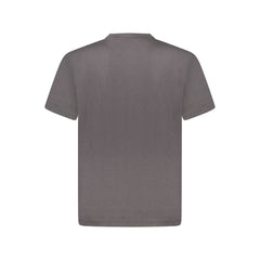 Black Cotton Men T-Shirt