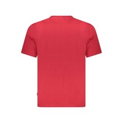 Red Cotton Men T-Shirt