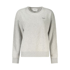 Grigio Cotton Women Sweatshirt