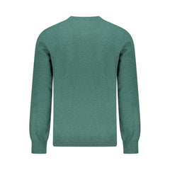 Green Wool Men Sweater