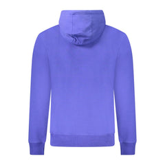 Blue Cotton Men Sweater