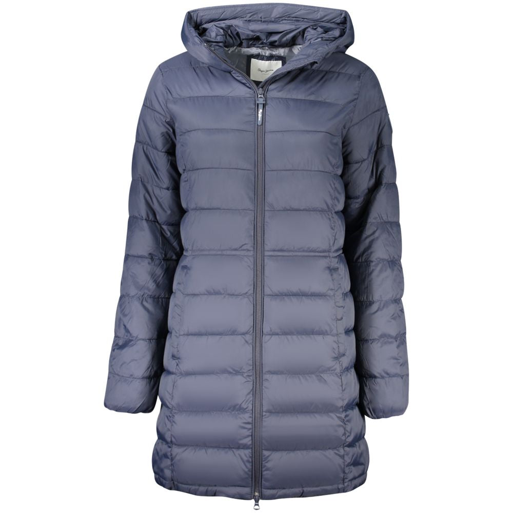 Blue Polyamide Women's Jacket