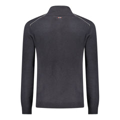 Black Wool Men Sweater