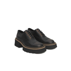 Black Cowhide Women's Shoe