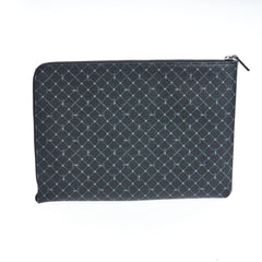 Black Leather Clutch Bag