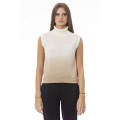 White Wool Women Sweater