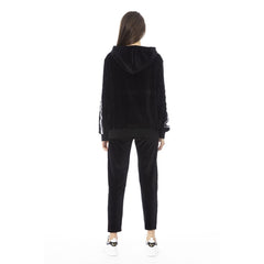 Black Cotton Women Sweater