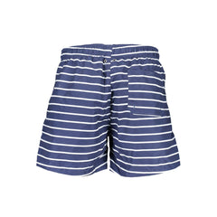 Blue Polyester Swimwear