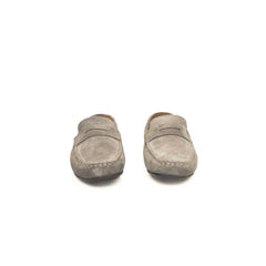 Gray Cowhide Men's Loafer