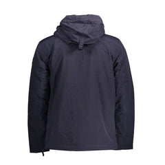 Blue Polyamide Jackets &amp; Coat