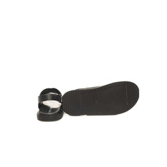 Black Leather Men Sandal