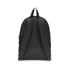 Black Recycled Polyamide Backpack