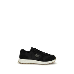 Black Recycled Polyamide Athletic Sneakers