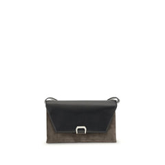 Black Leather Shoulder Bag