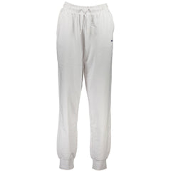 White Cotton Women's Track Pant