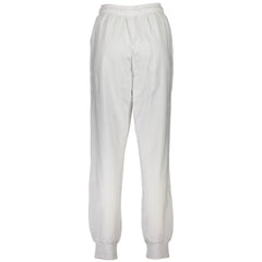White Cotton Women's Track Pant