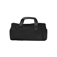 Black Polyester Men's Shoulder Bag