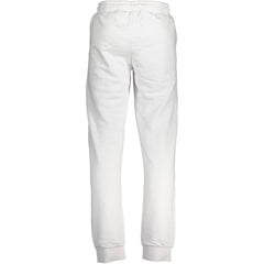 White Cotton Men's Sweatpant
