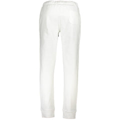 White Cotton Men's Track Pant