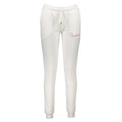 White Cotton Women's Sweatpant