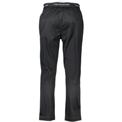 Black Polyester Men's Track Pant
