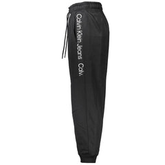 Black Polyester Women's Jogger Pants