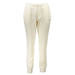 White Polyester Women's Track Pant